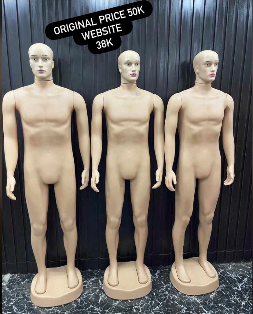 Male plastic mannequin